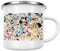 artboxONE Emaille Tasse Buntes Mosaik von Gaudi von amini54 - Emaille Becher Abstrakt