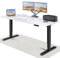 Desktronic HomePro Höhenverstellbarer Schreibtisch 200 × 80 cm – Elektrischer Schreibtisch Mit Zwei Elektrischen Motoren, Touchscreen-Steuerung und Integrierten USB-A- und USB-C-Ladeanschlüssen