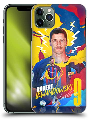 Head Case Designs Offizielle FC Barcelona Robert Lewandowski 2022/23 Erstes Team Harte Rueckseiten Handyhülle Hülle Huelle kompatibel mit Apple iPhone 11 Pro Max