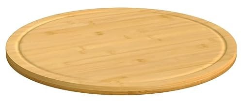 vidaXL Tablas de cortar 6 uds bambú Ø30x1,5 cm, tabla de queso, tabla de cortar de bambú, tabla de cocina, tabla de servir, tabla de cortar redonda