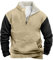 KONG JIMFAN Hoodie Schal Anzüge College Hoodie Hoodie Herren Pullover Dünn Sommer Herren Kapuzenpullover Herren Regenjacke Leicht Herren Hochzeitsanzug Graue Strickjacke(Khaki,3XL)