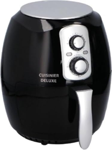 Cuisinier Deluxe Airfryer - 3,6L - 80 bis 200 °C - Timer bis 60 Min - 1400W