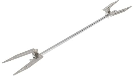 Air Fryer Grill Rotisserie Kit Replacement Frying Tool Universal Rotisserie Roast Chicken Fork Rotisserie Spit Rod Outdoor Accessories Fish Barbecue Stick to Rotate Stainless Steel