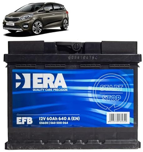 Batteria 60Ah EFB per Kia Carens 1.6 2.0 GDI benzina 2013+