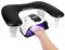 Nail Arm Rest PU Leather: U-Shape Arm Rest for Nails - Soft Sponge Nail Stand Hand Rest for Nails - Non-Slip Foot Cushion Manicure for Nail Art Salon (Black)