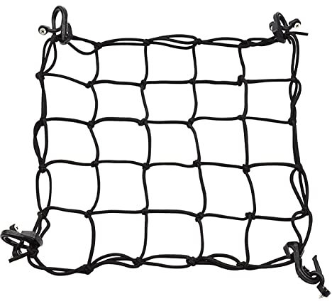Funien Kayak Deck Cargo Net with Hooks Pad Eye Board Bungee Net For Canoe Marine Boat Kayak Accessories,Kayak Cargo Net