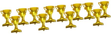 Gogogmee 4sets Congrats Ballon Graduation Party Hintergrund Aluminium Folie Ballons Trophäe Thema 3 Stücke * 4