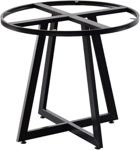 Pieds de table basse en métal ronds de 73 cm de hauteur, pieds de bureau en métal robuste, pieds de table à manger, pieds de table à manger, pieds en fer à faire soi-même