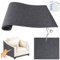 Selbstklebend kratzmatte Katze, Kratzbretter Katze Wand, DIY Kratzbrett Katze, Kratzschutz Sofa Katze Ideal für kratzteppich Katzen, Katzenkratzbretter, Kratzwand 200x40cm (dunkelgrau)