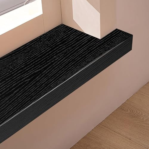APMOE Davanzale Interno Finestra, Davanzale per Finestra in PVC Impermeabile Copri Davanzale Interno, Davanzali Interni su Misura, Venature del Legno Copridavanzale con Naso(H,25 cm x 60 cm)