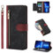 HAONANDE Funda Flip para ZTE Blade A51,Carcasa Libro con Tapa de Cuero Folio Magnética Billetera Plegable Case con Ranura para Tarjeta,Soporte,Protección RFID Negro
