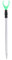 Supporto telescopico per canna da pesca estensibile, supporto fisso in metallo per canna da pesca a terra, accessori da pesca (verde)