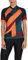 TCA Damen All-Day Fahrradtrikot – Leichtes, atmungsaktives Kurzarmtrikot – Sportliche Passform, mit 3 Fahrradrückentaschen - Grafik Orange, M