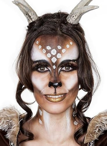Hochwertiges Make-up Set - Reh braun - Verkleidung Schminke - Karneval, Halloween & Motto-Party