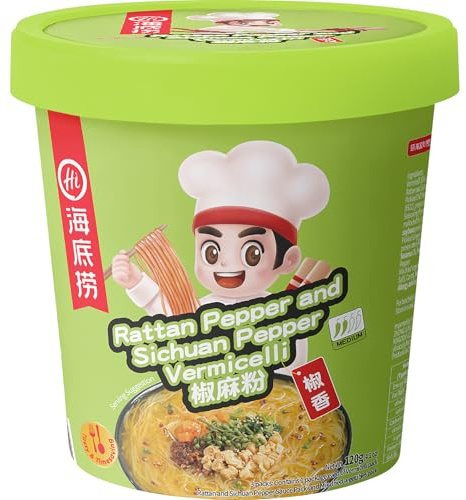 HAIDILAO - Instantnudeln Rattan & Szechuan Pfeffer - (1 x 120 g)
