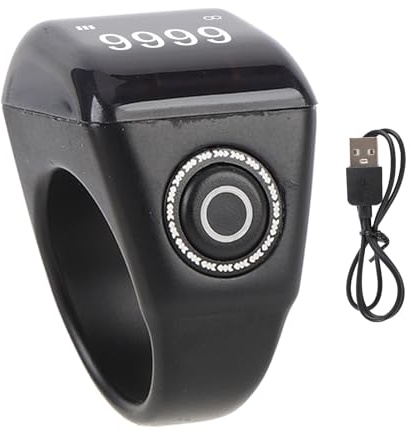 Fafeicy Digital Finger Counter Smart IP67 Regntät, Laddningsbar Elektronisk Tally Clicker -räknare för Sport, Fitnessentusiaster, Plast