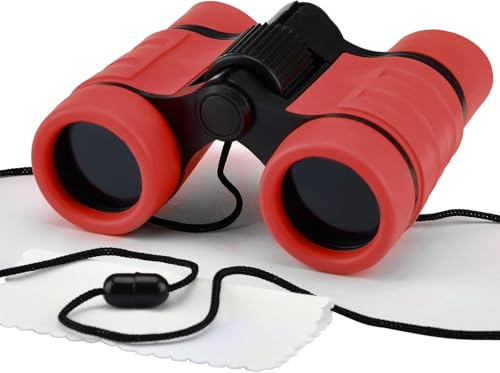 Fernglas, Spielzeug Fernrohr, Kleine Ferngläser für 3-12 Jahre Jungen und Mädchen, Fernglas Binoculars für Vogelbeobachtung, Spielen im Freien, Sport, Wandern
