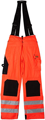 Blaklader 13022003 Regenhose High Visity Level 2, Hallo Vis Rot, Größe XS