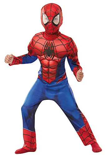 Rubies 640895 9-10 Spiderman Marvel Spider-Man Deluxe Child Costume, Boys, Years Halloween