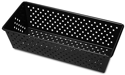 Guardini Gardenia Brotbackform, gelocht, 25 x 11 cm, Stahl mit Antihaftbeschichtung, Schwarz