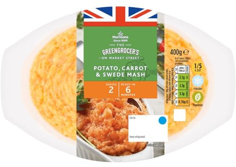 Morrisons The Greengrocer's on Market Street Potato, Carrot & Swede Mash 400g