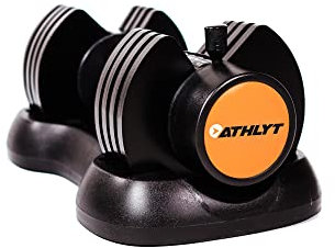 Athlyt - Adjustable Dumbbell, 12.5 kg