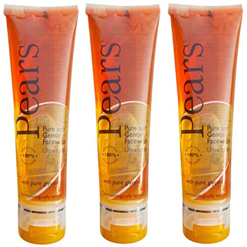 3 x Pears Ultra-Mild Pure & Gentle Face Wash für alle Hauttypen