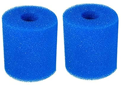 YHMX Poolfilter Schwammkartusche für Typ H/A / S1 / I/II/VI/D/VII/B Poolpumpe, 2 Packung Schwimmbad Filterschaum wiederverwendbar Waschbare Filterpumpe Kartusche,2 Type I