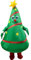 RTWAY Inflatable Christmas Tree Costume,Creative Adults Blow Up Cartoons Costume Halloween Party Cosplay Mascot Costume Cosplay Inflatable Christmas