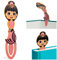 Lampe de Lecture Flexilight Pals | Lampe et Marque-Page 2 en 1 | Lampe LED à Clip | Torche de Lecture Adultes et Enfants | Lire | Cadeau Lecteurs, Sirène Rose