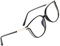 Voolga Blaulichtfilter Brille mit Frühlings Scharnieren, Angesagte Brille Ohne Stärke Damen und Herren, Fake Brille für Anti Blaulicht von Computer (Black)