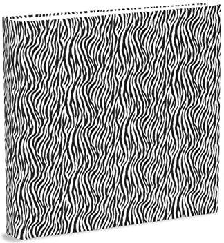 Album Photo 31X31 80 Pages avec Papier de Soie Couverture en Coton, zébré