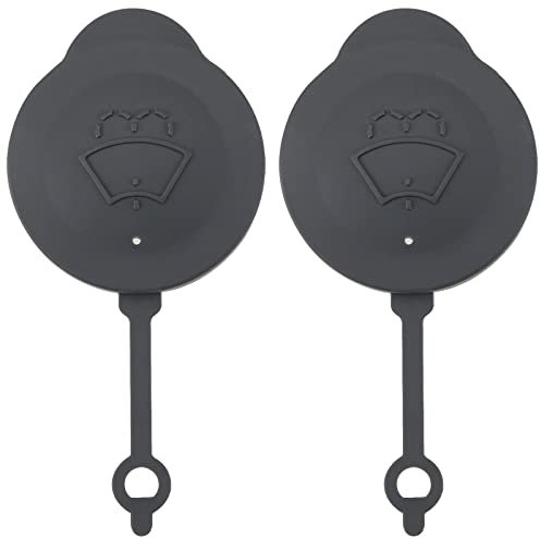 EMSea 2X Bouchon de Lave-Glace 289131HA3A Bouchon Bouteille de Lave-Glace de Voiture Bouchon de Liquide de Lave-Glace Plastique Gris Compatible avec Micra K13 2011-2016