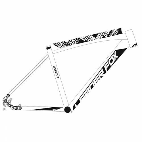 29 Zoll Leaderfox Esent MTB Fahrrad 8 Gang Scheibenbremsen Weiss Rh46 cm