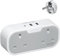 UK to European Plug Adapter, VINTAR 2 Way Grounded Schuko Europe Travel Adapter with 2 USB A 1 USB C Ports, Double Plug Adaptor UK to EU for Germany France Spain Russia and More (Type E/F),1 Pack