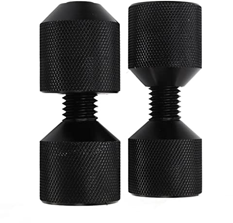 1-1/8-Zoll-Zweiloch-2-teiliges Stiftset Aluminium-Gewinde 2-Loch-Flansch-Ausrichtstift Rohrmontagewerkzeuge für ASME 150LB-Flansche von 1/2-14-Zoll
