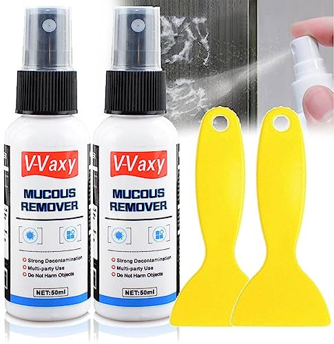 2 Pièces Dissolvant de Colle Adhésif Multifonctionnel, Dissolvant de Colle Adhésive Tout Usage, Dissolvant Muqueux V-Vaxy de 50ml, Enlèvement de Colle Japonais Le Plus Puissant