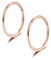 20g Nasenpiercing Creolen G23 Titan Rose Gold Scharnier Septum Piercing 7mm Nahtlose Klicker Schläfer Top Knorpel Creolen Ohrringe