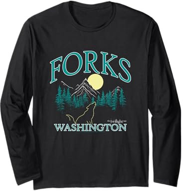 Twilight Forks Washington Movie Long Sleeve T-Shirt