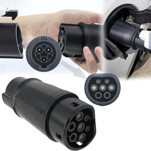 Adattatore Cavo Ricarica EV, Cavo Ricarica EV Adattatore Per Caricabatteria Per Auto Tipo 1 A Tipo 2 IP54 16A/32A SAE J1772 A IEC 62196 Auto Adattatore Per Ricarica Per Veicoli Elettrici