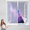 Magneti Rete Anti Zanzare 55 x 70 cm Montaggio Adesivo Anti Zanzare Calamite Tenda Aria Fresca in & Keep Bugs Out per Windows, Bianco