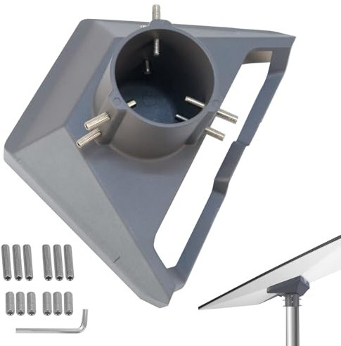 Starlink Gen 3 Rohradapter, Starlink Pole Mount, Starlink Montageset, für Starlink Gen 3 Standard Dish, Starlink Pole Mount, Starlink Pipe Adapter Mount Kit, Starlink V3 Mount Plate Roof Mount