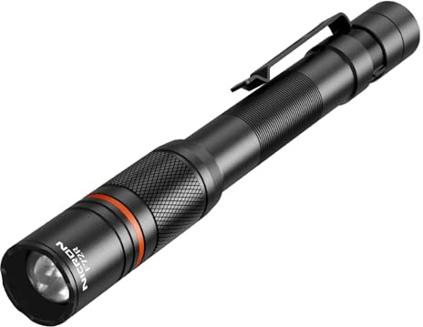 NICRON F72R Pen Light, Pocket Flashlight with Clip,5 Models 450 lumens Mini Rechargeable Flashlight Including Batteries, Focusing penlight ipx4 Waterproof for Work