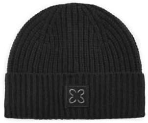 CODELLO Damen Mütze aus Rippstrick (DE/NL/SE/PL, Alphanumerisch, Einheitsgröße, schwarz)