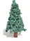 albero di natale con base in tronco vero 180 cm, abete albero verde artificiale, effetto realistico con tronco da 35 cm di vero legno di abete, albero di natale super folto e di facile montaggio