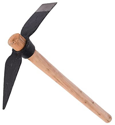 Piccone, Attrezzi Piccone per Scavare Zappa Attrezzo da Giardino, Piccone Attrezzo Manuale, per Aiuole, Diserbo, Giardinaggio, Allentamento del Terreno, Scavo, Campeggio