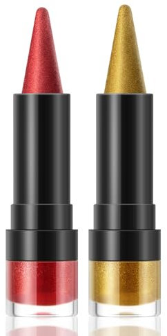 Boobeen Color Kajalstift, Metallischer Glitter Eyeliner Gel, 4 in 1 Augen Makeup Stick-Eye Lip Liner, Lidschatten, Wasserfest, Für Bold Glamour Makeup