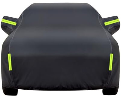 WNGDD Autoabdeckung Outdoor für Mustang GT/CS Convertible 2006, Autoplane Wasserdicht Sonnenschutz Mit Reißverschluss Lange Reflektorstreifen,A A