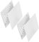 Veemoon 2pcs Central Air Conditioning Wind Deflector Square Ceiling Vent Cover for Enhanced Comfort Prevents Direct Airflow Easy to Install Design for Use