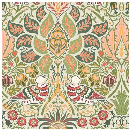 William Morris at Home Dove & Rose Olive Wallpaper | Paste the Wall | Green Animals | Eco-Friendly